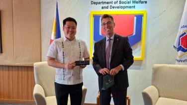 EU Ambassador Santoro meets DSWD Secretary Gatchalian