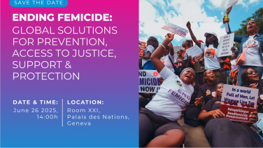 Femicide HRC59 Side Event