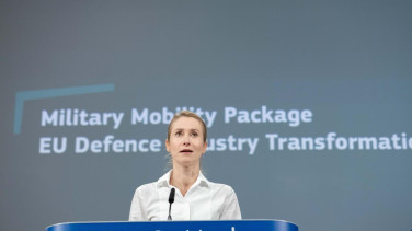 Kaja Kallas lanserer pakken for militær mobilitet 