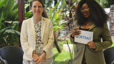 Ambassadeur Anne MARCHAL et Anaise ISSABOU