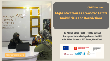 CSW70 Side Event with Afghan Women