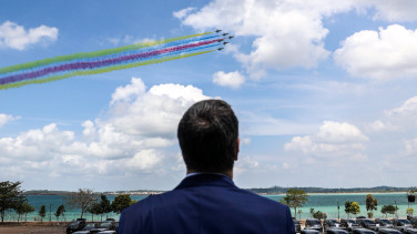 Singapore Airshow Opening display