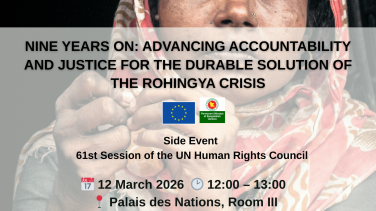 Rohingya side event HRC61 