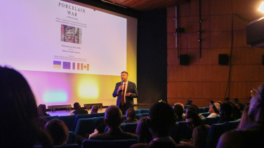 Ukrainian Ambassador speaking