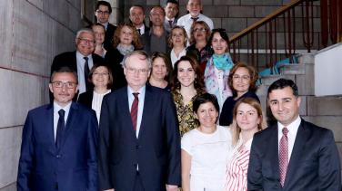 Büyükelçi Christian Berger'in "Parlamento Muhabirleri Derneği” ziyareti