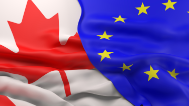 Canada-EU flags