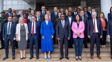 EU and Government of Rwanda following Article 8 Dialogue