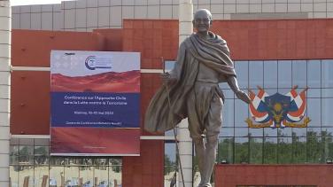 Mahatma Gandhi International Conference Center in Niamey.