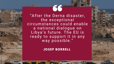 Pictoquote-HRVP Blog - Helping Libya after Derna