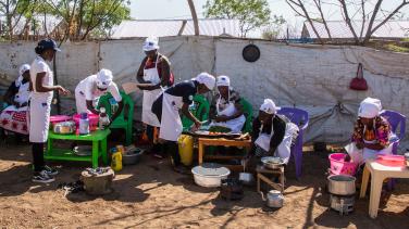 Learning livelihood skills at the Kakuka Kalobeyei Challenge Fund with IFC