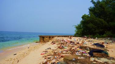 EU Beach Cleanup at Pulau Rambut