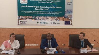 Première réunion du comité technique de suivi du projet Gestion des déchets et assainissement au Togo (GEDEC Togo)