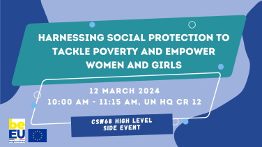 CSW68 Side Event on Harnessing Social Protection