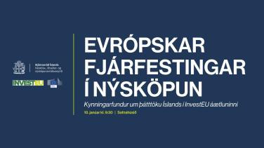Cover Photo for the InvestEU event in Iceland