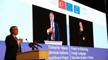 Speech during the launch event
