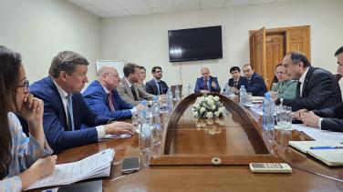 Hololei meeting with Tajikistan Minister of Transport