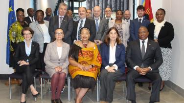Group of people during the EU-Eswatini 1st Partnership Dialogue 