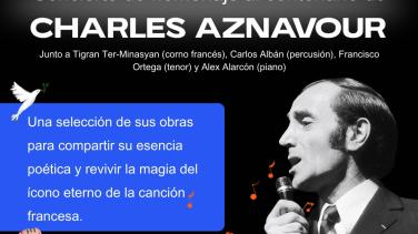 Concerto homenaje centenario Charles Aznavour