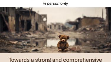 Flyer Event 'Towards a strong and comprehensive 2026 rights of the child resolution"