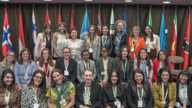 A family photo of EU LAC digital alliance conference participants.