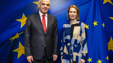 HR/VP Kaja Kallas and Council of Europe Secretary General Alain Berset