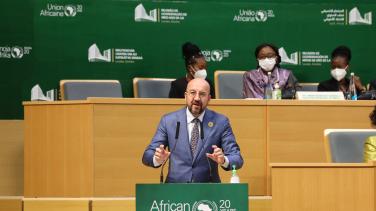 President of the European Council, Charles Michel, at the African Union Summit 