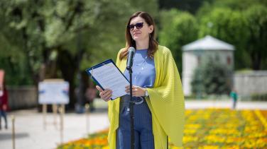 The EU Ambassador Oana Cristina Popa