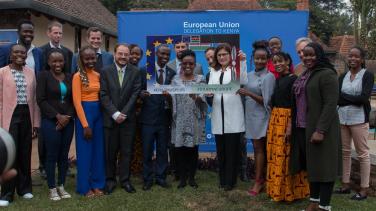 Erasmus scholarship awardees with EU Member States Ambassadors