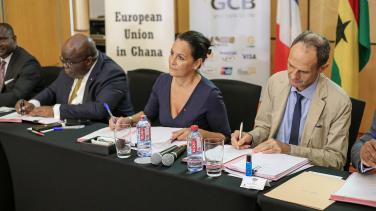 Signing of agreements between Agence Française De Développement (AFD) and GCB Bank Plc