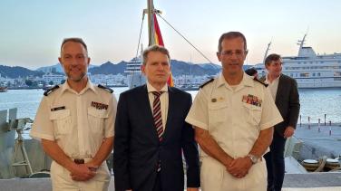 Portraint of three dignitaries in Oman