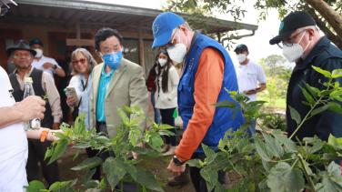 Recorrido por la Finca Isabuela, parroquia Perucho, provincia de Pichincha, para evaluar los primeros avances del proyecto “Paisajes Andinos”