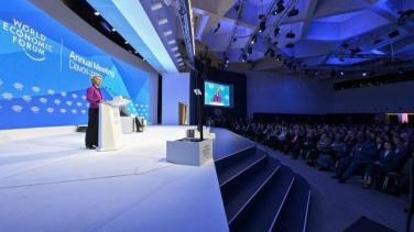 President von der Leyen speaks at the World Economic Forum