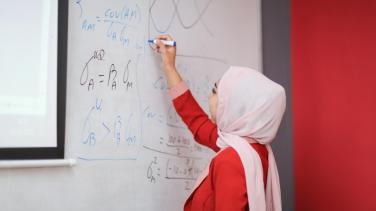 Muhadesa, Afghan girl student studying in Kazakhstan under EU-funded scholarship programme