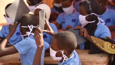 Des élèves dans une école au Niger