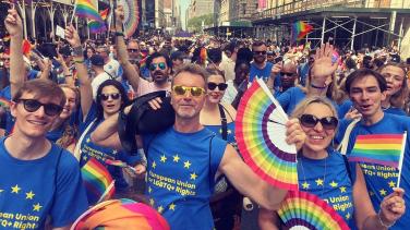 EU Delegation at Pride March NYC