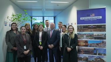 Family photo with Managing Director Americas Brian Glynn, Brussels