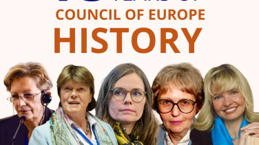 75 women in 75 years of Council of Europe history - Week 10