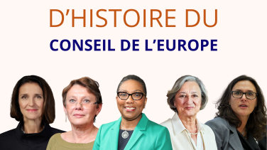 75 femmes dans 75 ans d'histoire du Conseil de l'Europe - Semaine 4