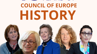 75 women in 75 years of Council of Europe history - Week 5