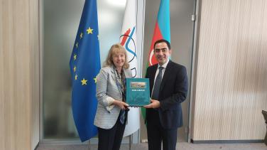 EUSR Hakala and Director General of Baku International Sea Trade Port Taleh Ziyadov