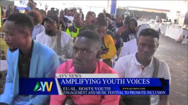 Highlights from the EU Youth Engagement and Music Event in Freetown