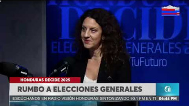 Canal 11’s Honduras Decide programme, with guest appearance by the deputy chief of the EU EOM