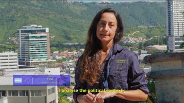Meet the EU EOM Honduras 2025 (3/4): Eva, political analyst