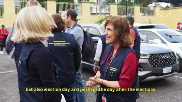 La MOE UE Honduras desplegó a sus 38 observadores de corto plazo The EU EOM Honduras deployed its 38