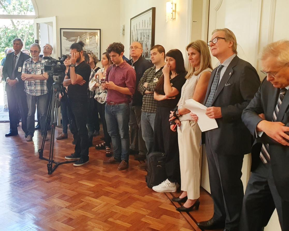 Group of people during an event