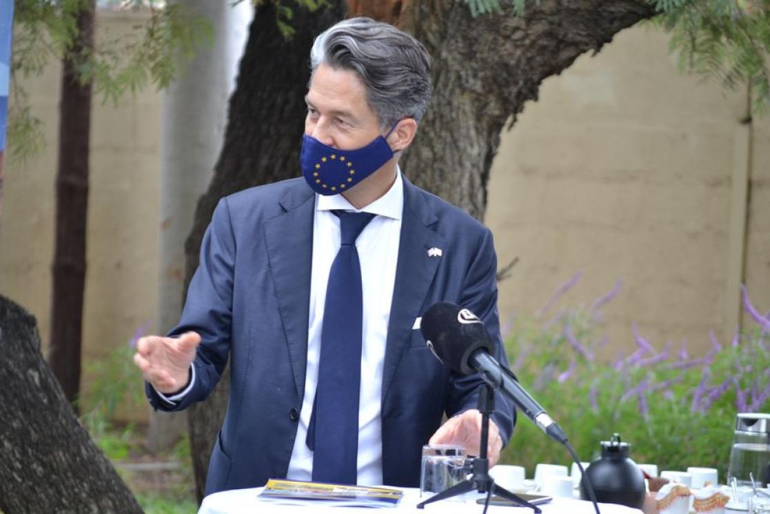 Man giving a speech