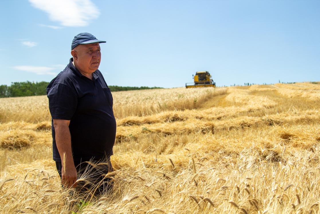 Man on the countryside