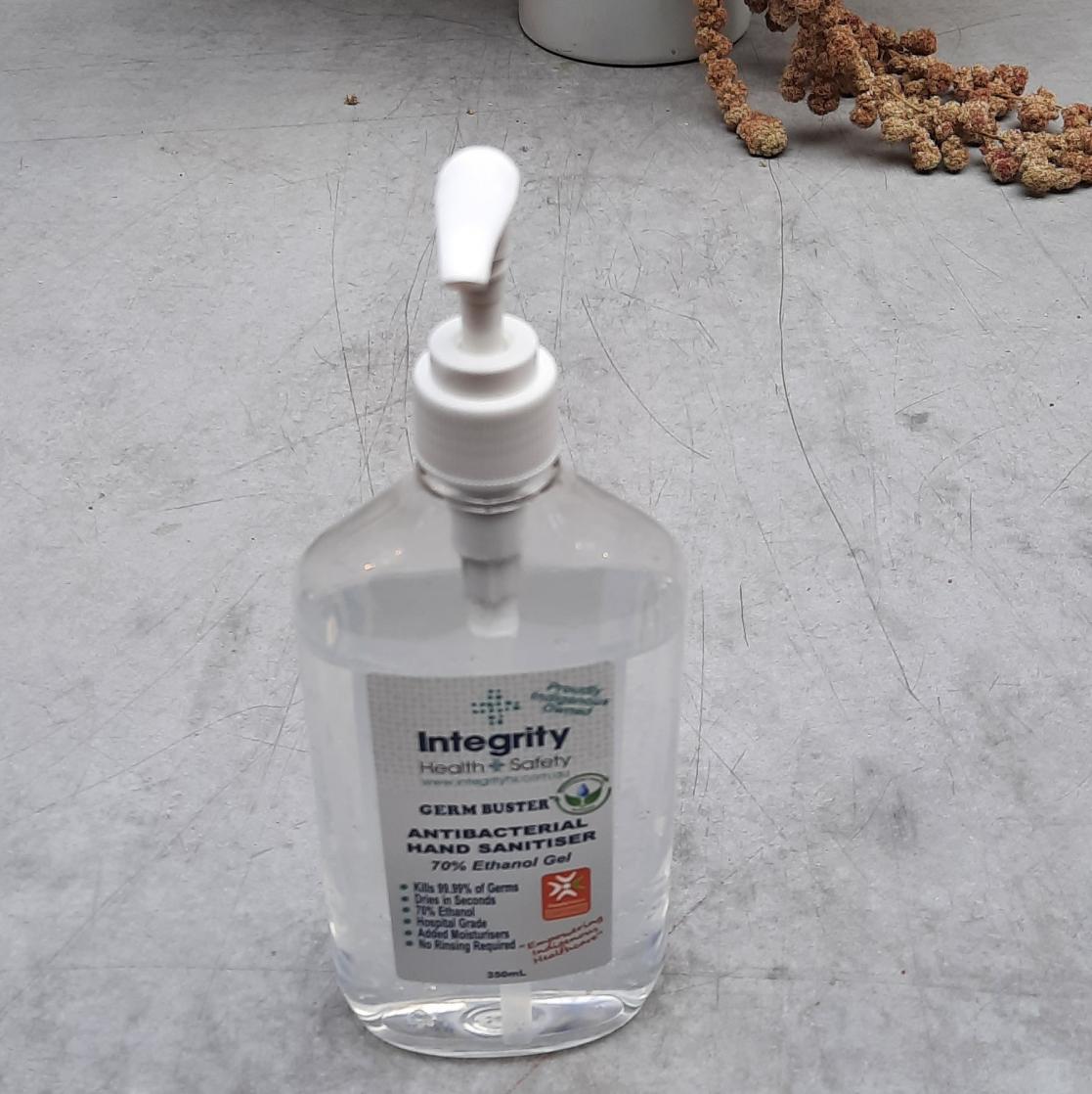 Antibacterial gel bottle