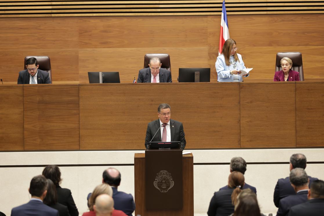 Plenario Legislativo, diputado Mendoza