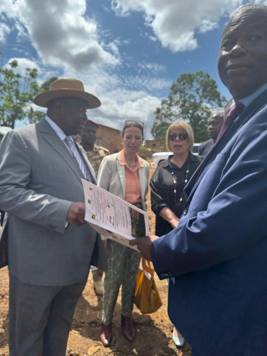 Avec Ministre JJB et homologue CB 2